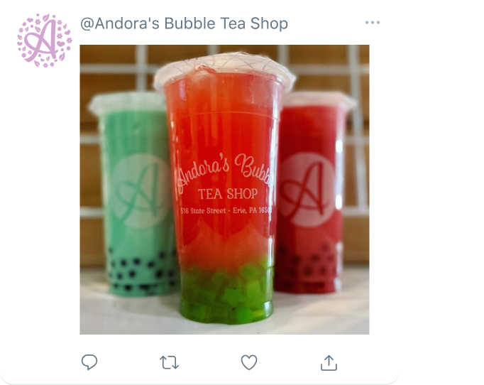 Screenshot example of Twitter ad