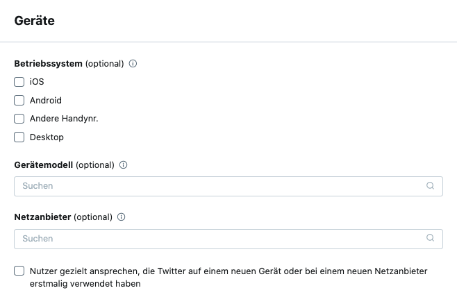 Geräte-Targeting