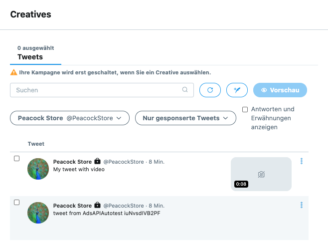 Kampagnen-Creatives