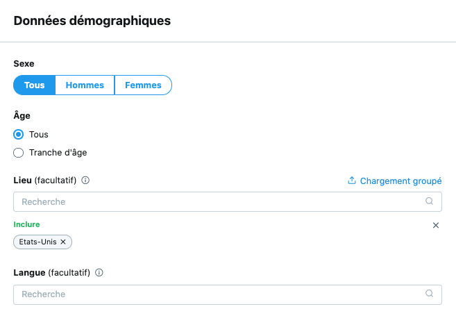 Ciblage démographique