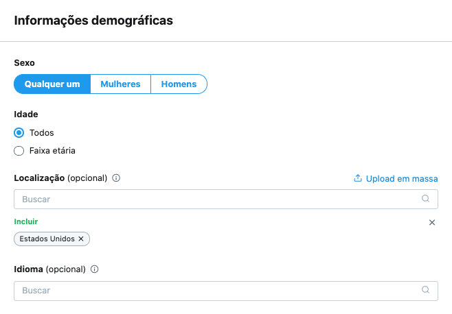 Segmentação por dados demográficos