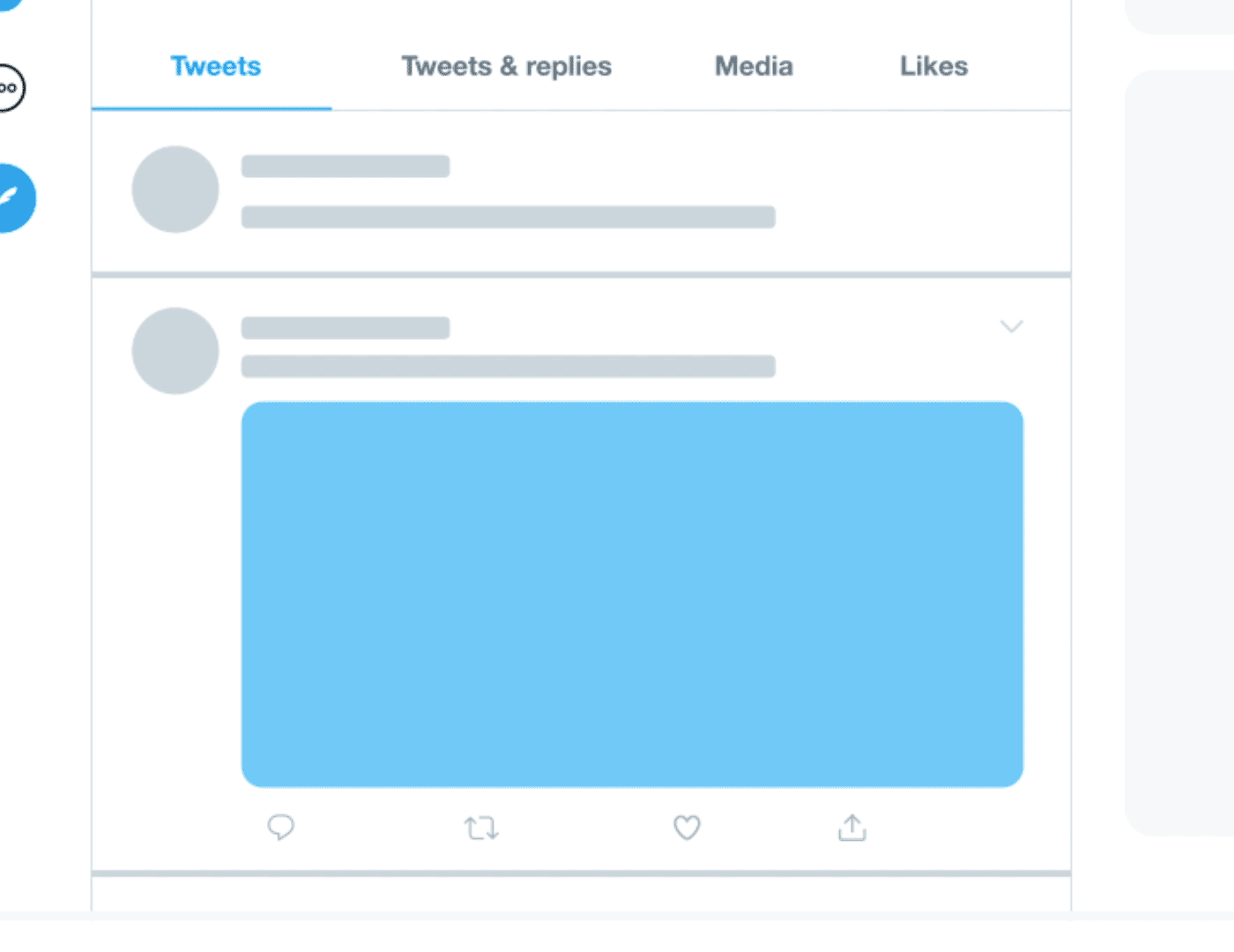 blank twitter profile