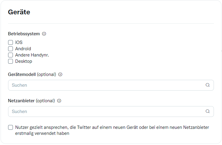 Geräte-Targeting