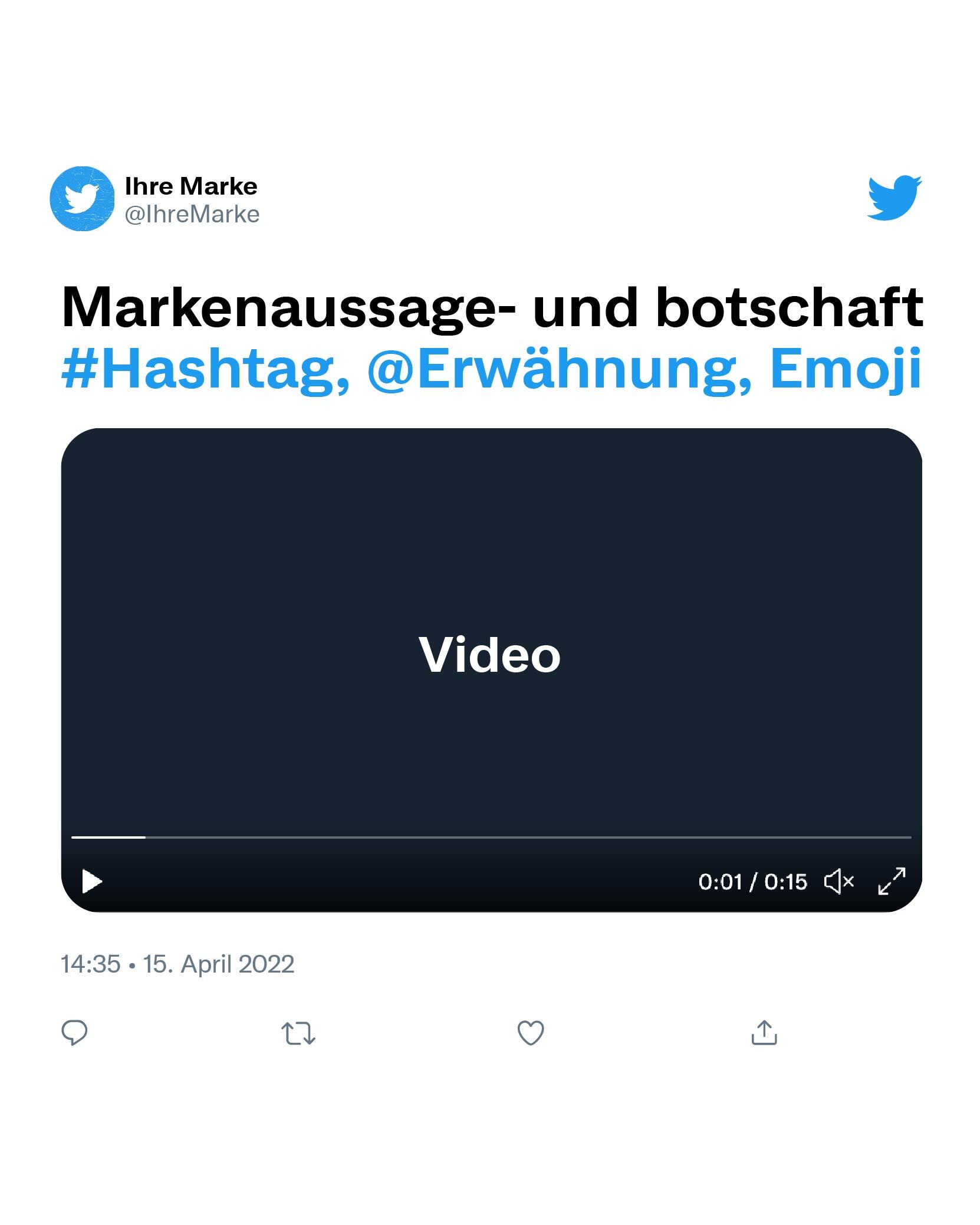 Tweet mit Video