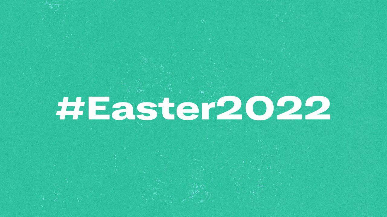 Easter hashtags GIF