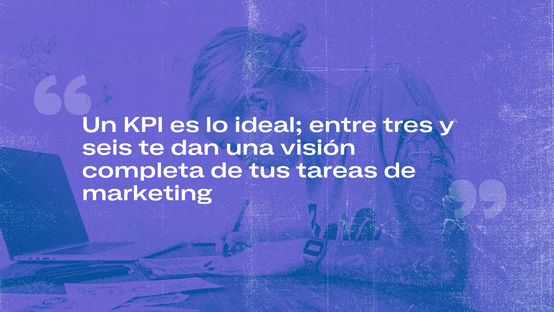 Cita sobre los KPI