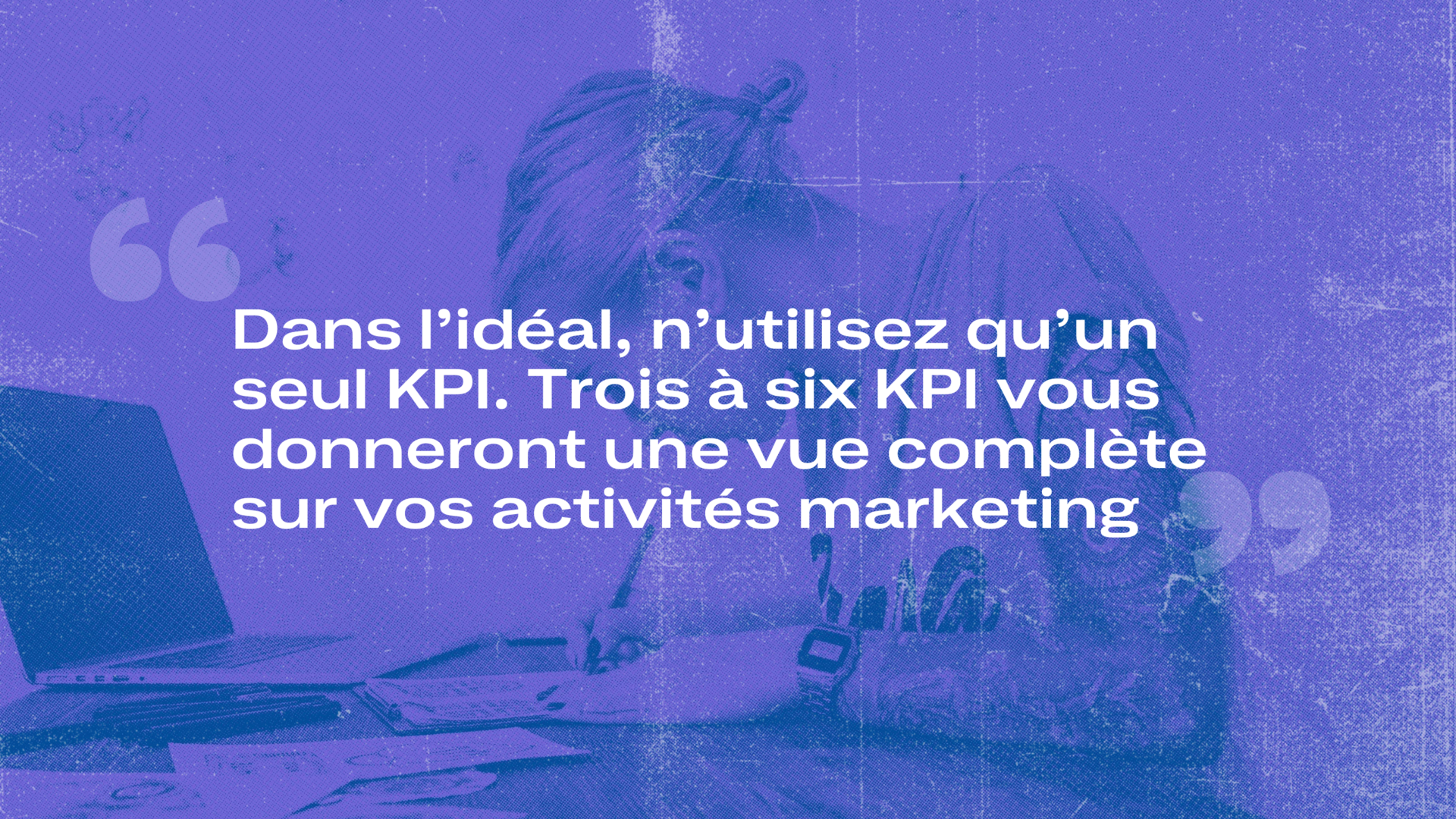 Citation sur les KPI