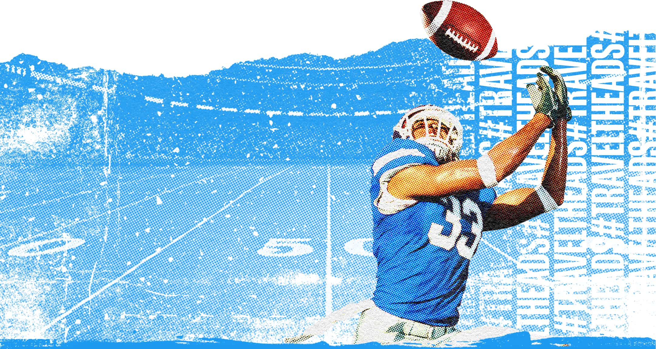 receiver football player catching ball