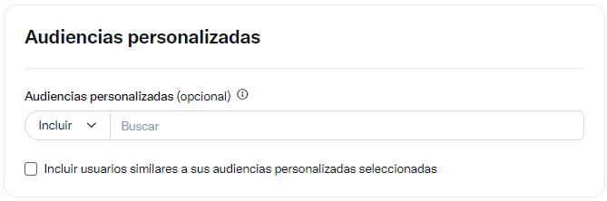 Segmentación por audiencia personalizada