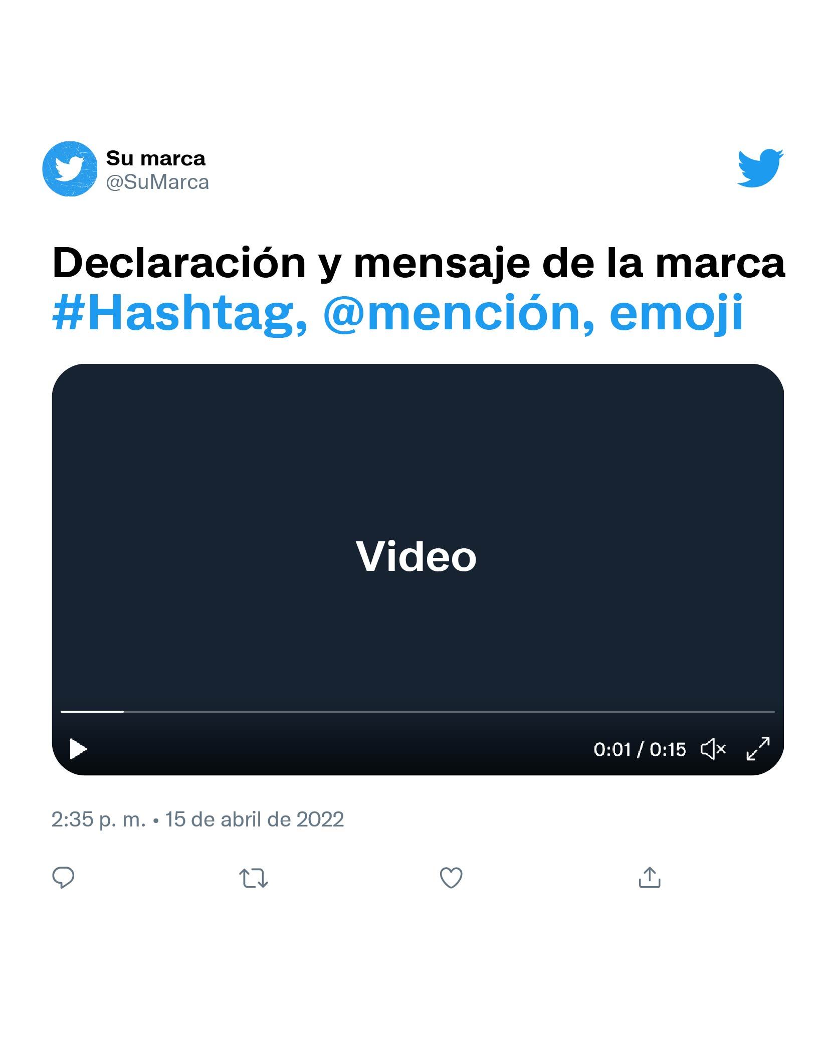 Tweets con video