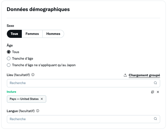 Ciblage démographique