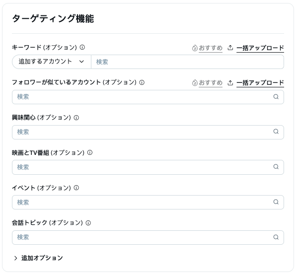 Twitter広告のターゲティング