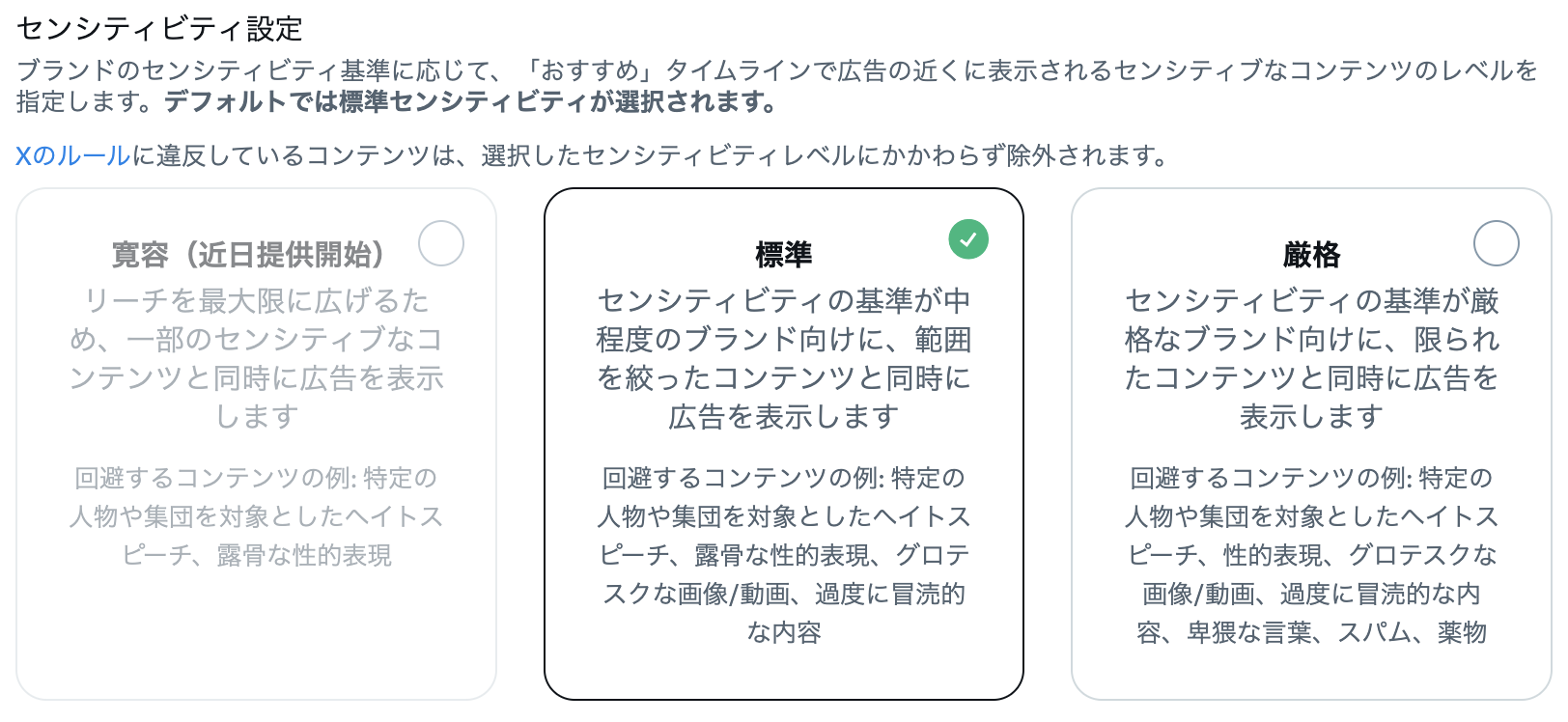 Twitter センシティブ 基準