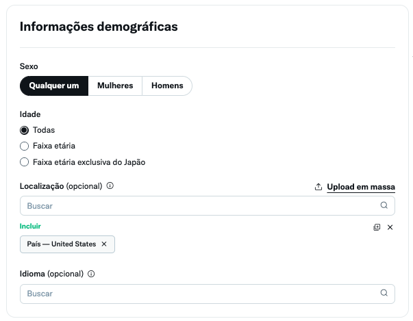 Segmentação por dados demográficos