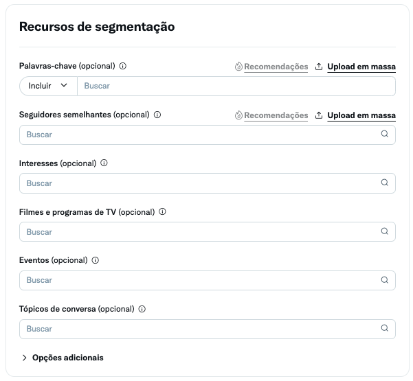 Segmentação do Twitter Ads