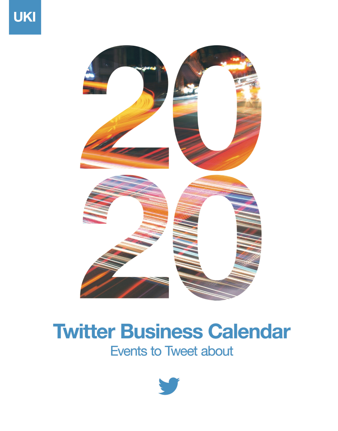 UK & Ireland 2020 Twitter calendar