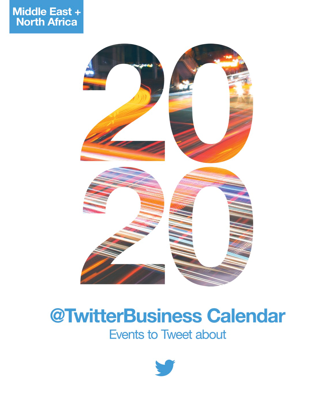 MENA Twitter marketing calendar