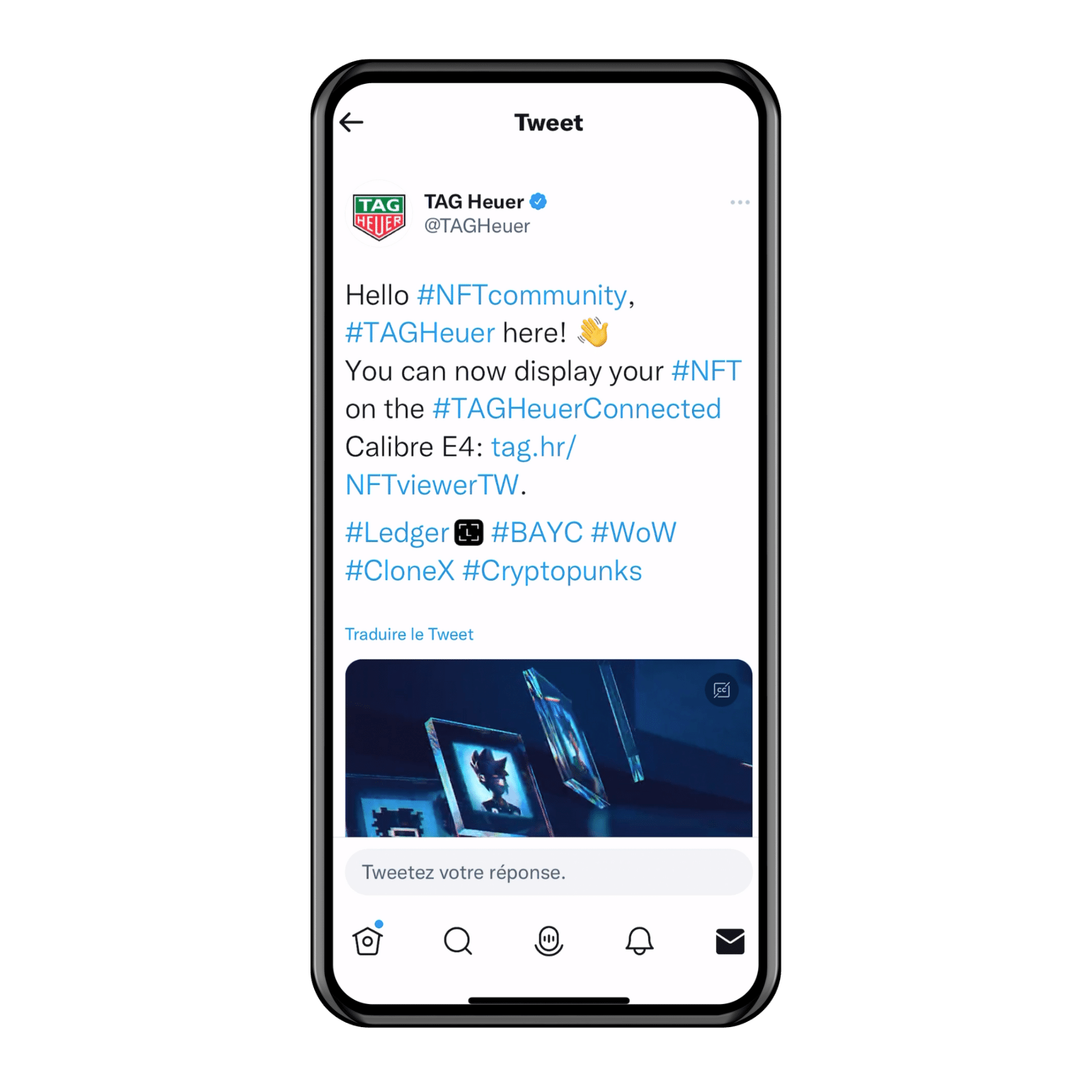 NFT News: TAG Heuer Allows Owners to Display NFTs - DraftKings Network