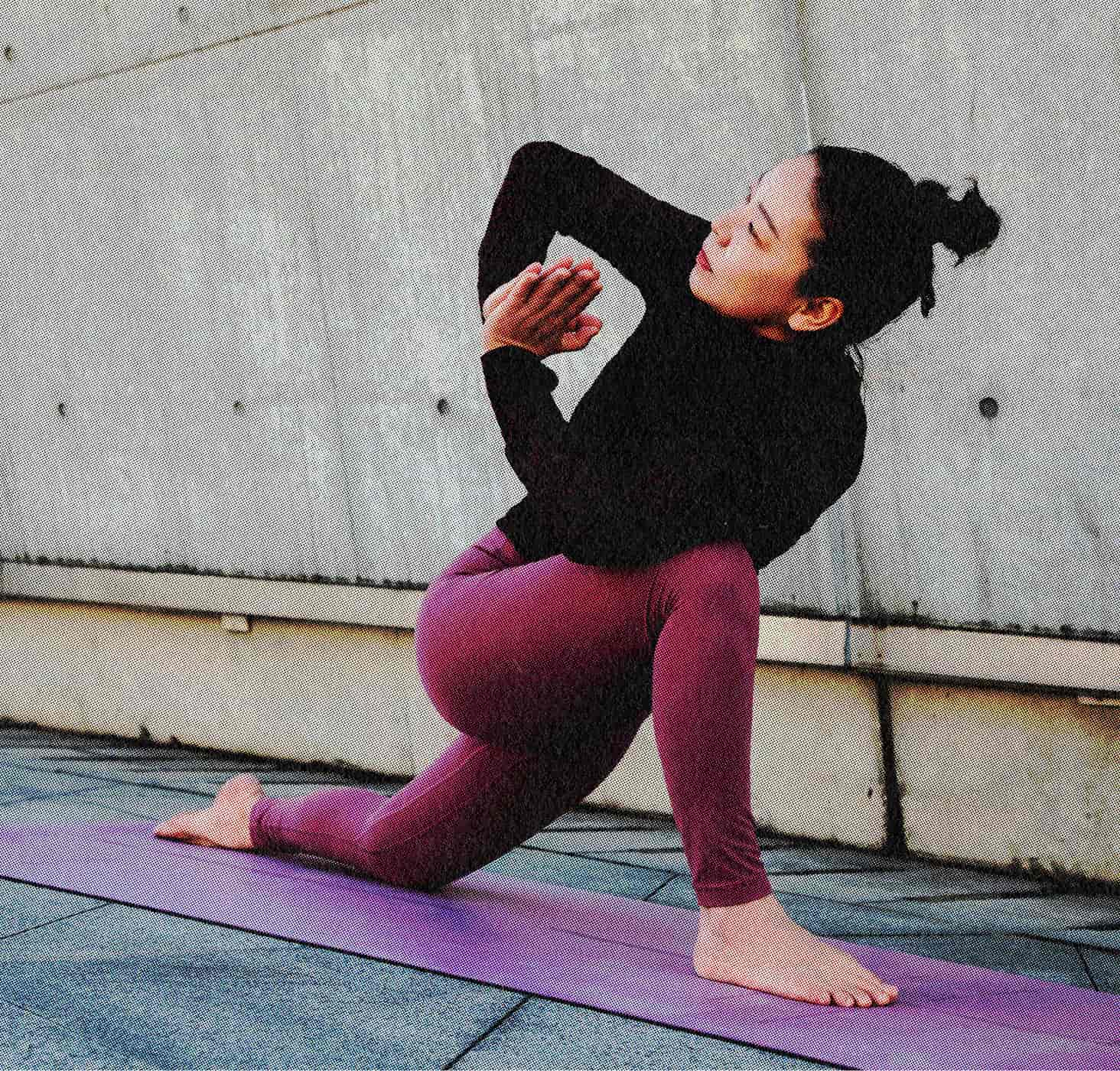 Image of person practicing yoga to depict "DIY Spirituality"